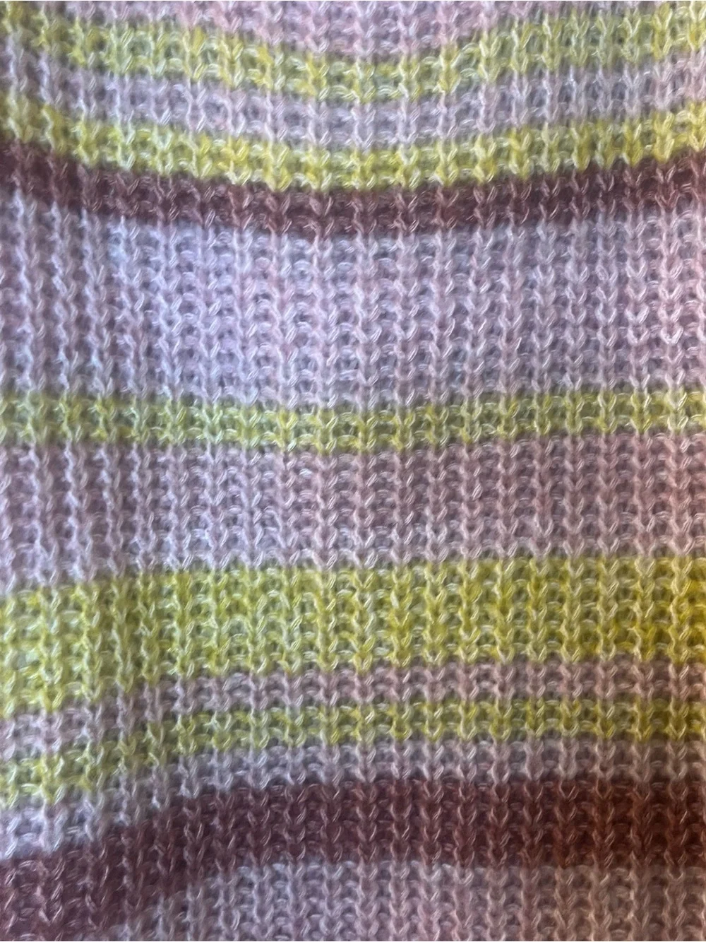Ultra Flirt Striped Crewneck Knit Sweater Sz XL